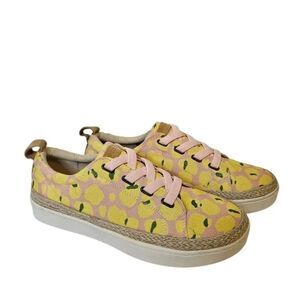 Spenco Orthotic womens sneakers,  pink/yellow.  Size 10.